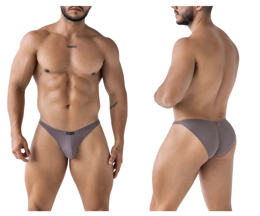 Xtremen Men's Underwear 91224 Microfiber Bikini Color Gray