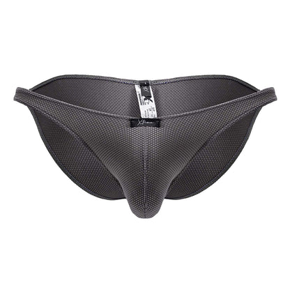 Xtremen Men's Underwear 91224 Microfiber Bikini Color Gray
