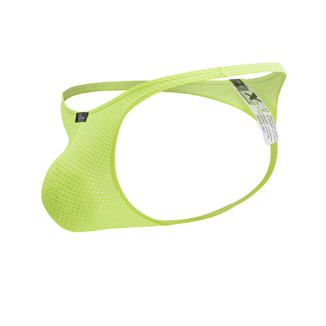 Xtremen Men's Underwear 91226 Microfiber Thongs Color Neon Green