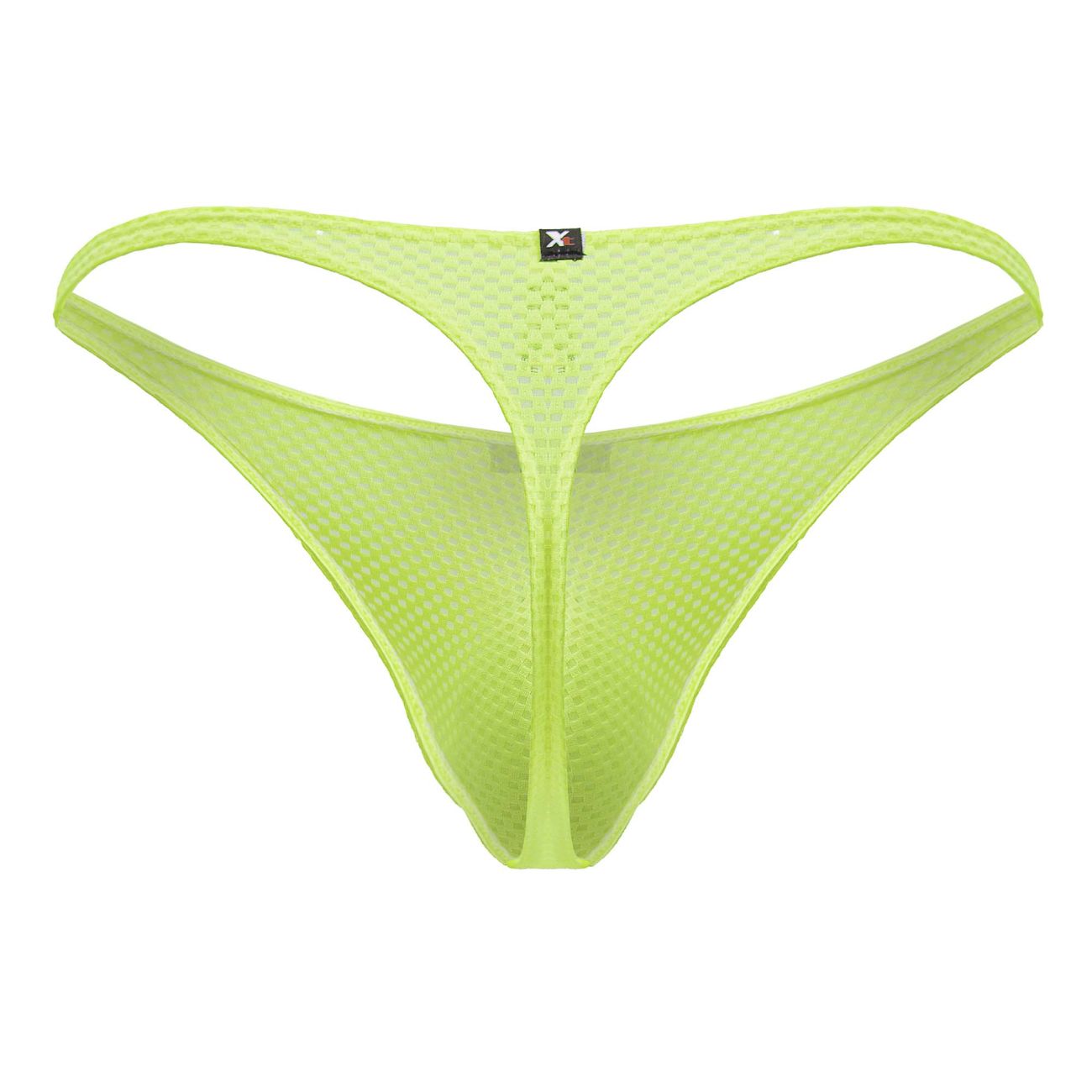 Xtremen Men's Underwear 91226 Microfiber Thongs Color Neon Green