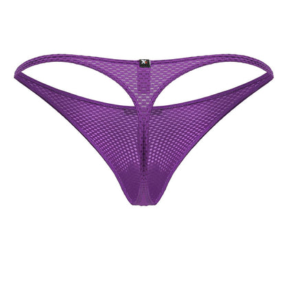 Xtremen Men's Underwear 91226 Microfiber Thongs Color Purple