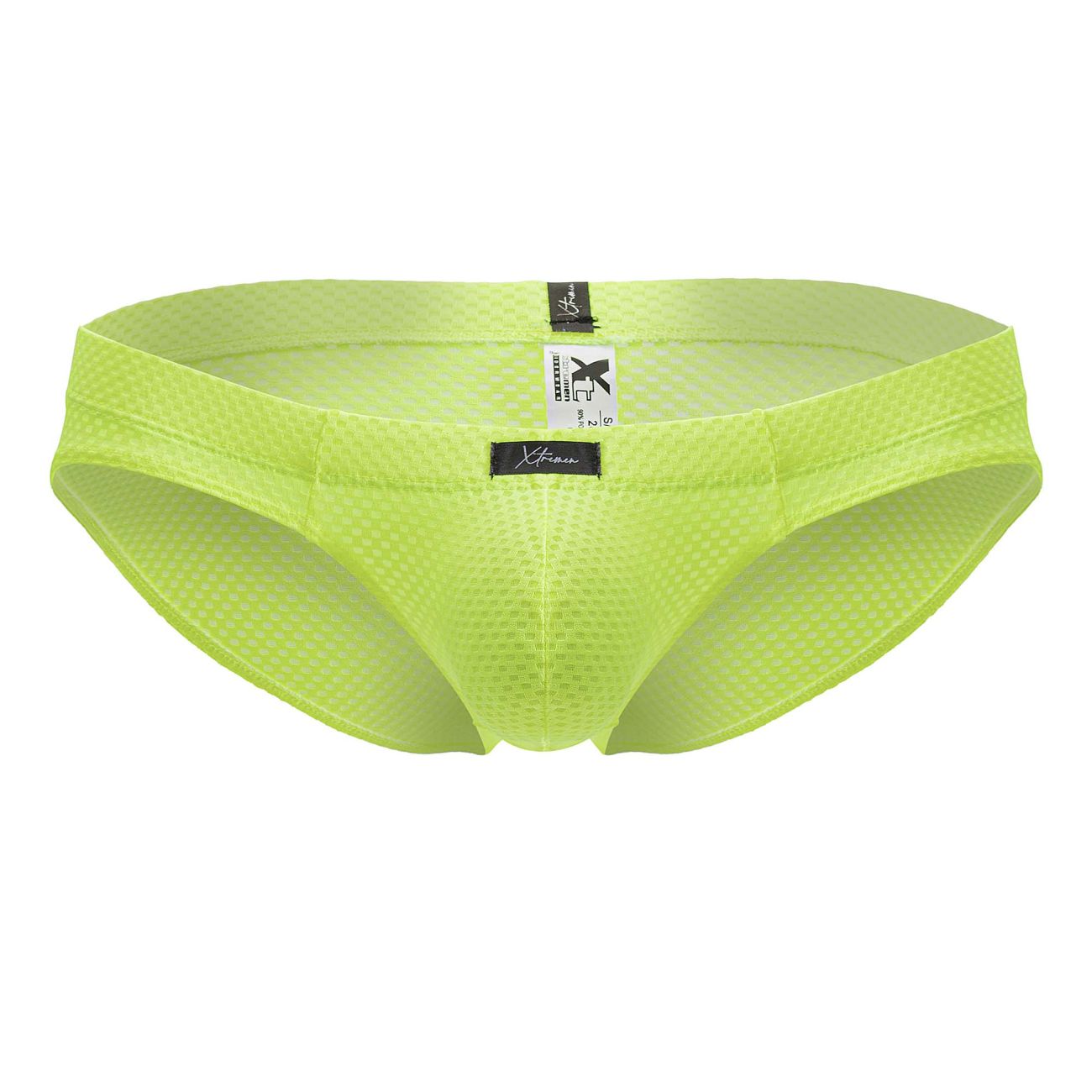 Xtremen Men's Underwear 91227 Microfiber Briefs Color Neon Green