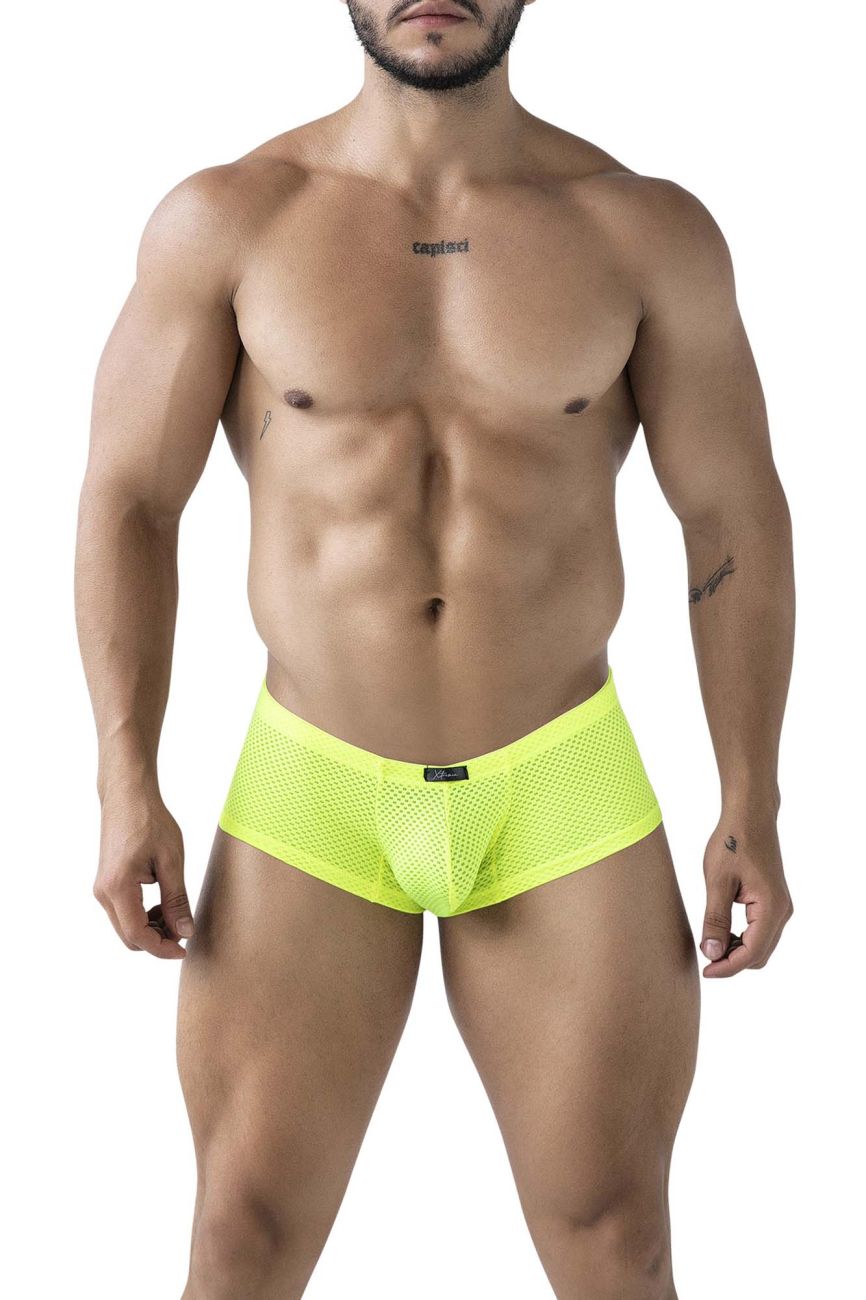 Xtremen Men's Underwear 91228 Microfiber Trunks Color Neon Green