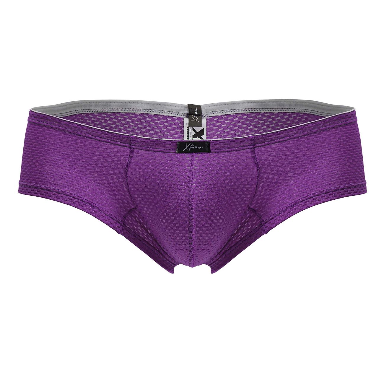 Xtremen Men's Underwear 91228 Microfiber Trunks Color Purple