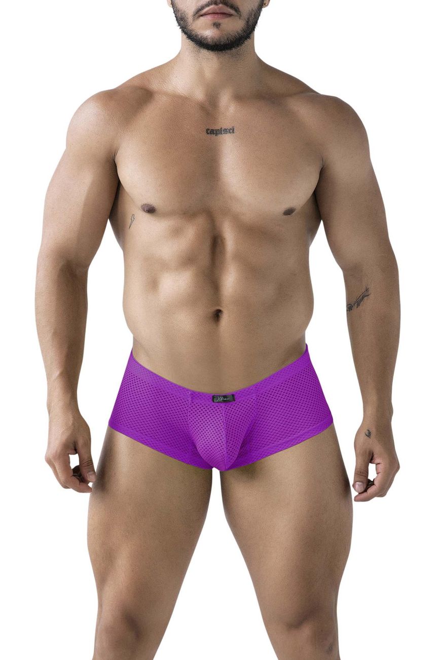 Xtremen Men's Underwear 91228 Microfiber Trunks Color Purple