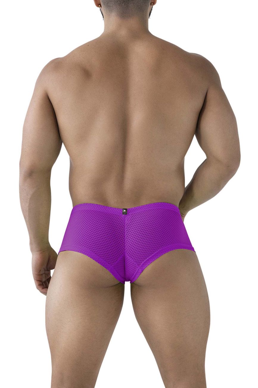 Xtremen Men's Underwear 91228 Microfiber Trunks Color Purple