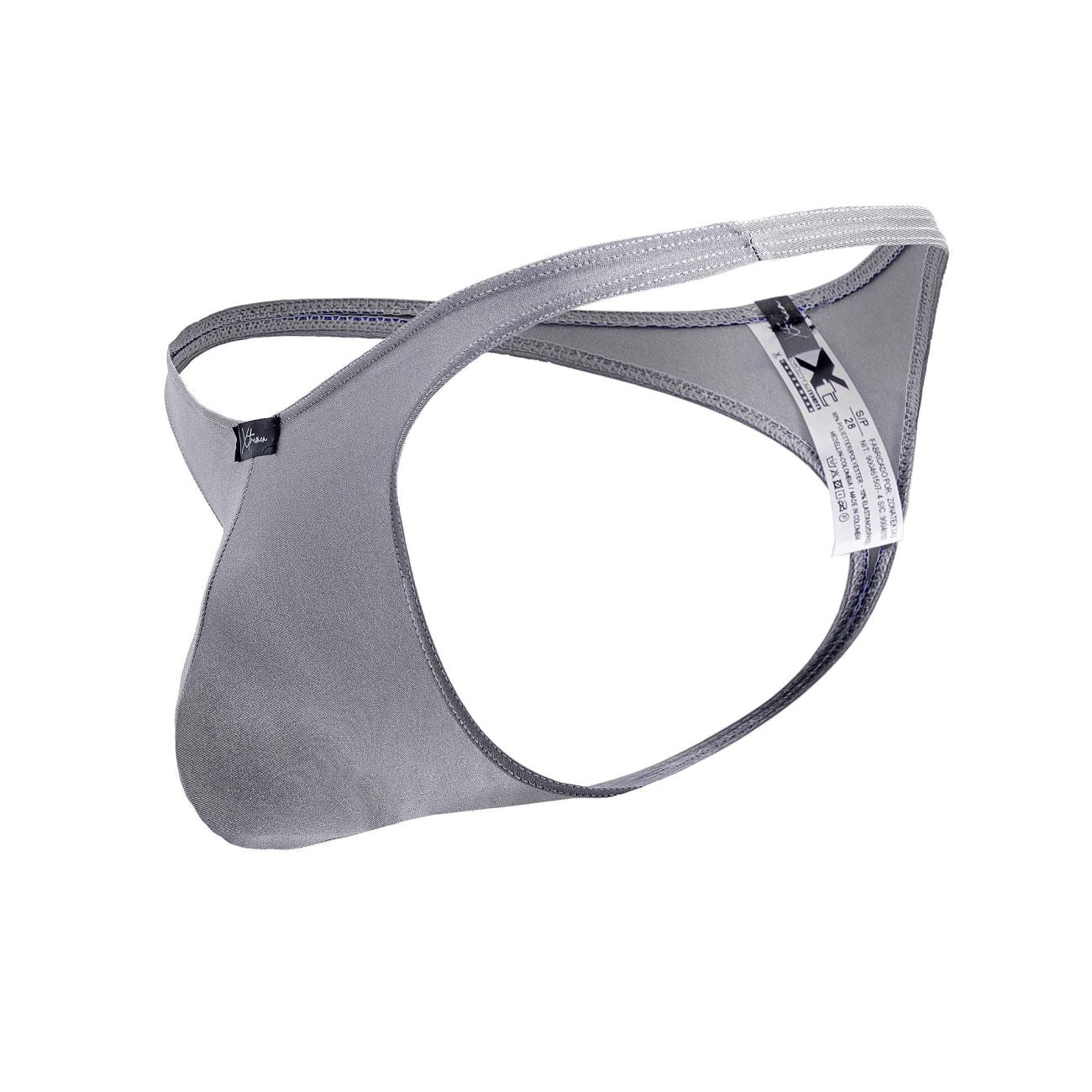Xtremen Men's Underwear 91232 Microfiber Thongs Color Gray