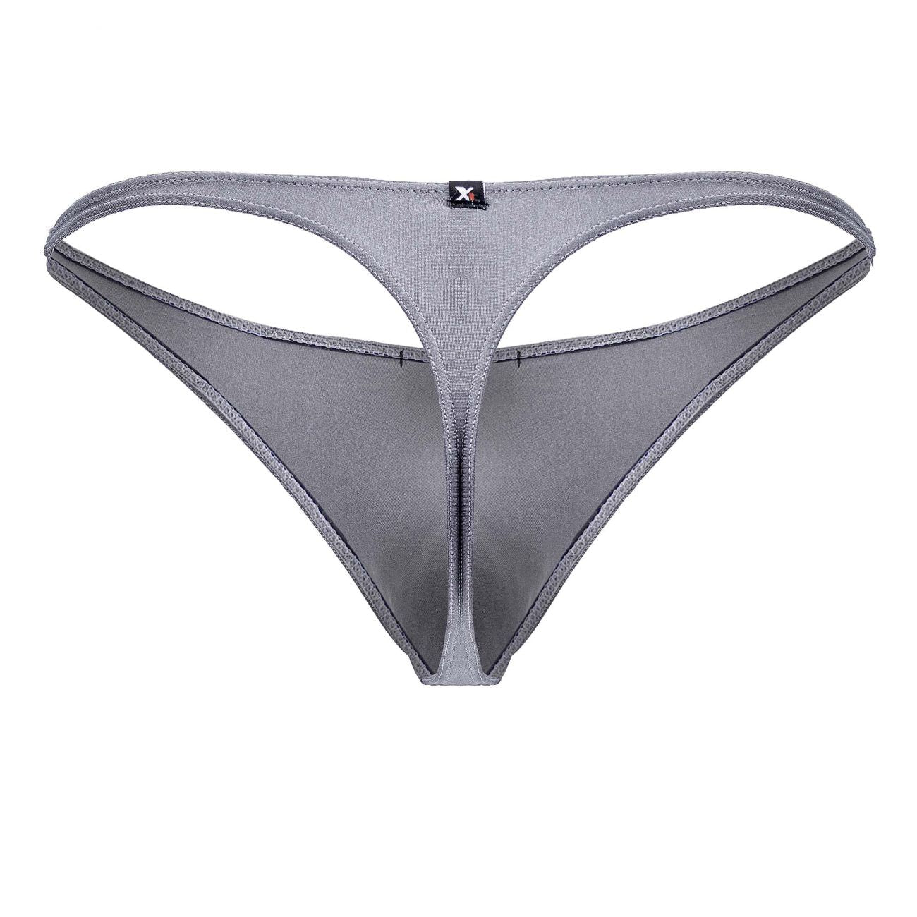 Xtremen Men's Underwear 91232 Microfiber Thongs Color Gray