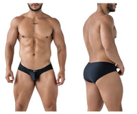 Microfiber Black Polyester Brief - view 1