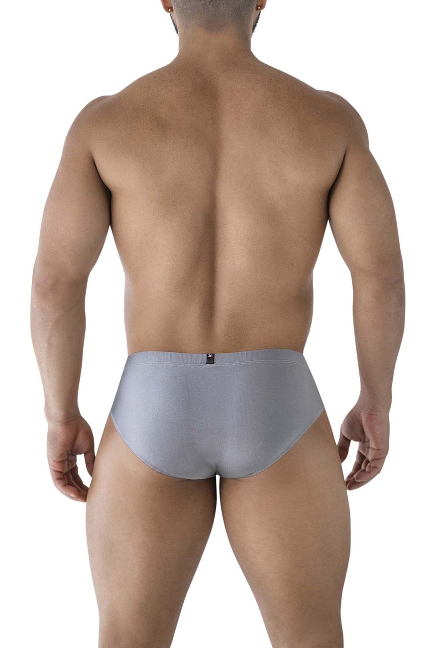 Xtremen Men's Underwear 91233 Microfiber Briefs Color Gray