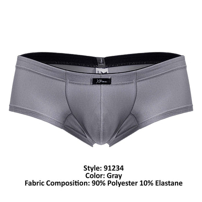 Xtremen Men's Underwear 91234 Microfiber Trunks Color Gray