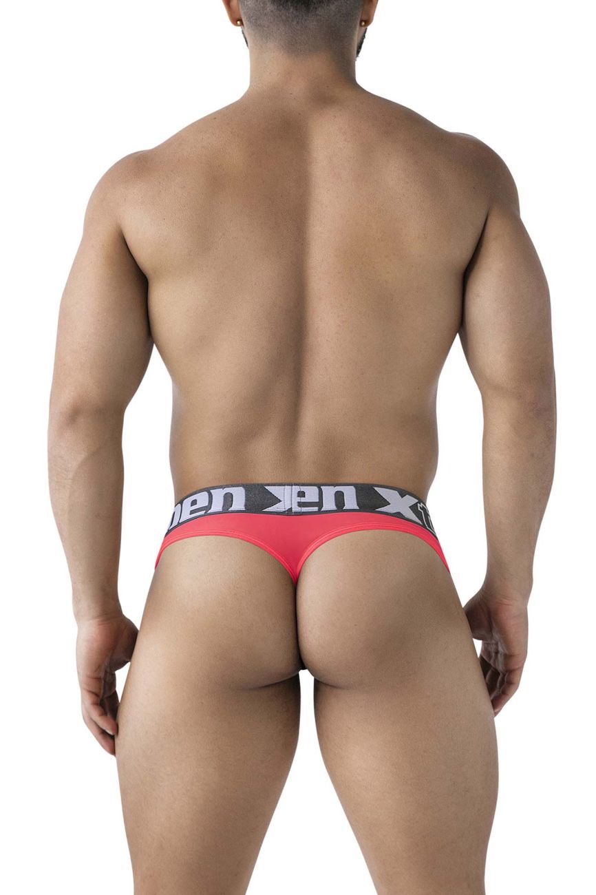 Xtremen Men's Underwear 91235 Microfiber Thongs Color Fuchsia