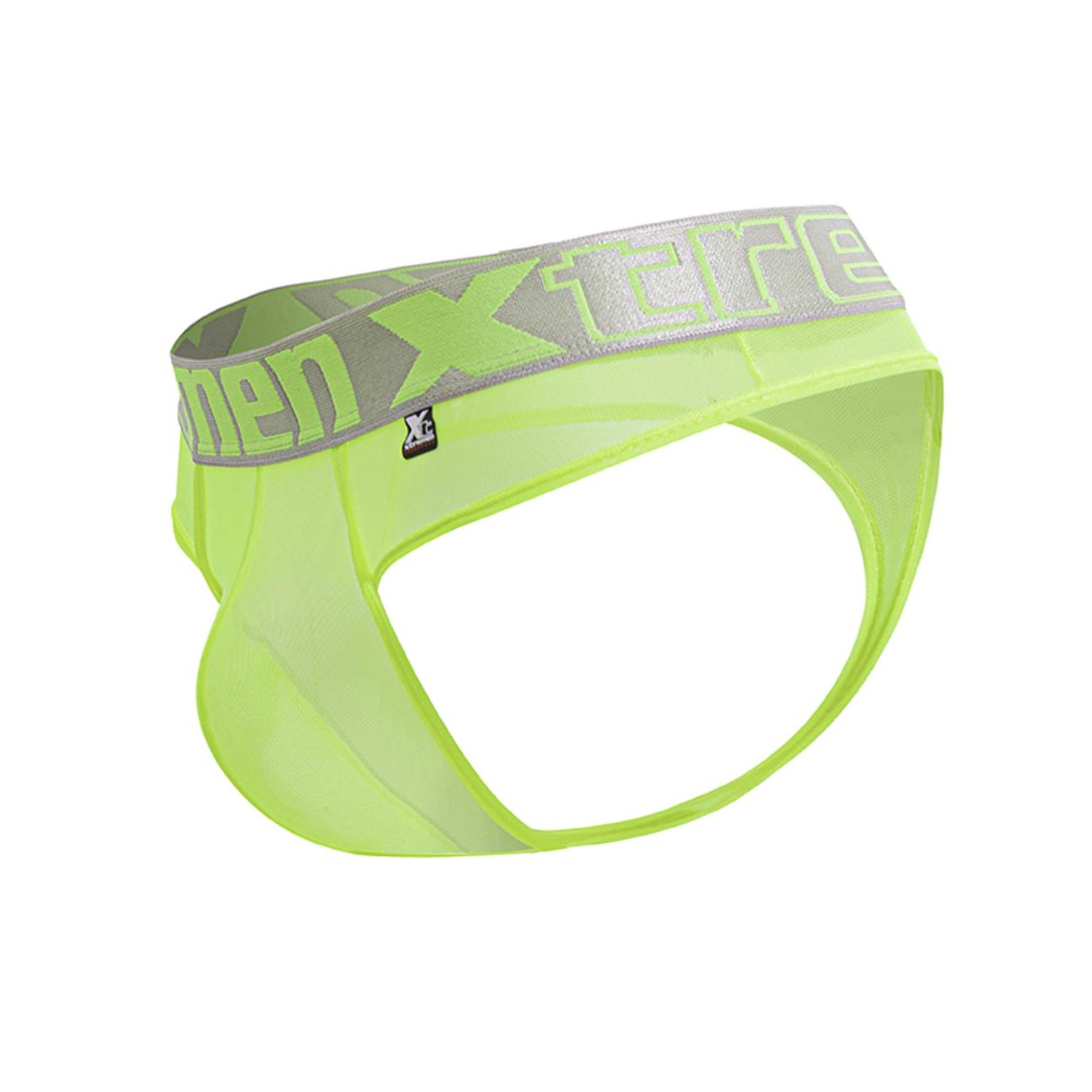 Xtremen Men's Underwear 91235 Microfiber Thongs Color Neon Green
