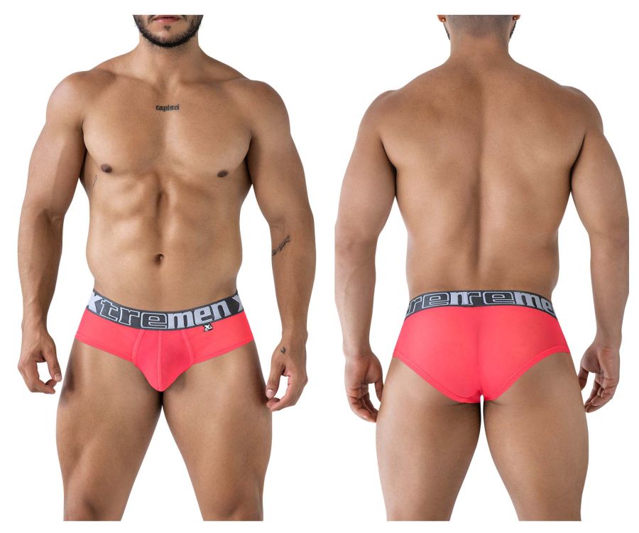 Xtremen Men's Underwear 91236 Microfiber Briefs Color Fuchsia
