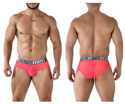 Xtremen Men's Underwear 91236 Microfiber Briefs Color Fuchsia