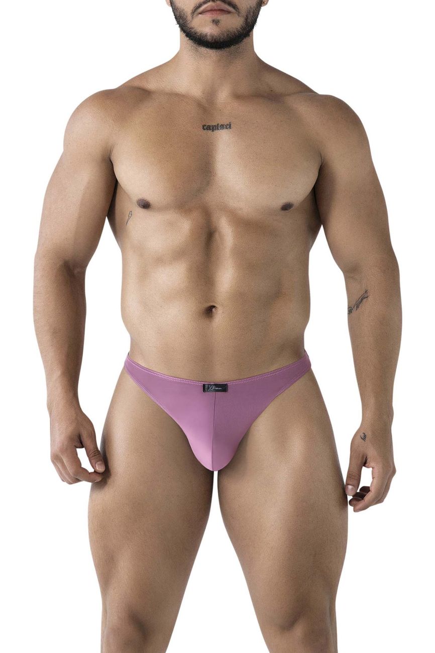 Xtremen Men's Underwear 91238 Microfiber Thongs Color Blackberry