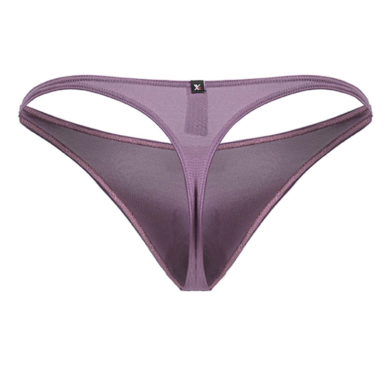 Xtremen Men's Underwear 91238 Microfiber Thongs Color Blackberry