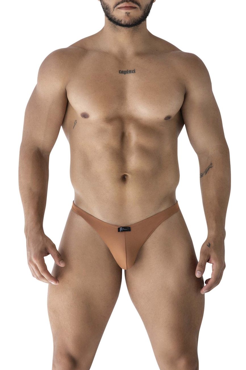 Xtremen Men's Underwear 91239 Microfiber Bikini Color Brown