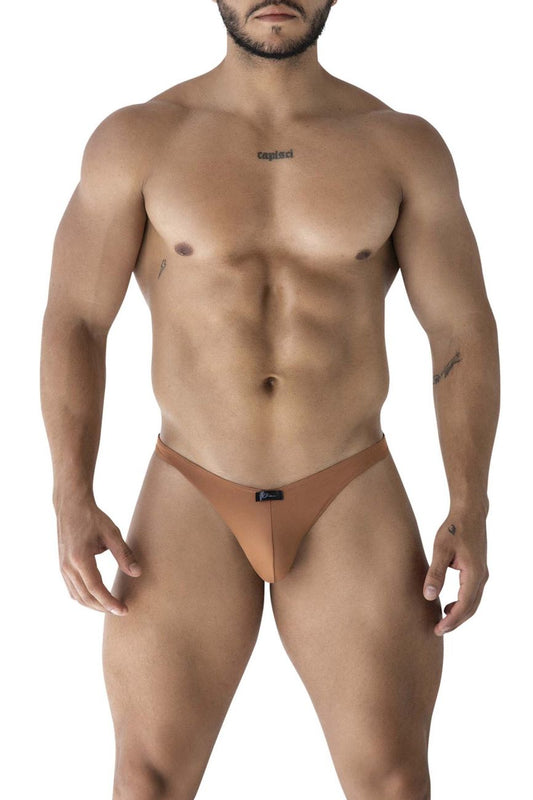 Xtremen Men's Underwear 91239 Microfiber Bikini Color Brown