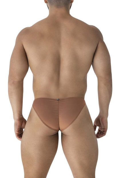 Xtremen Men's Underwear 91239 Microfiber Bikini Color Brown
