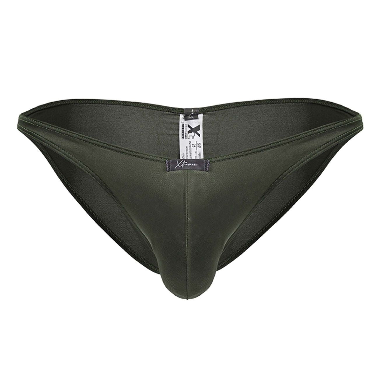 Xtremen Men's Underwear 91239 Microfiber Bikini Color Green