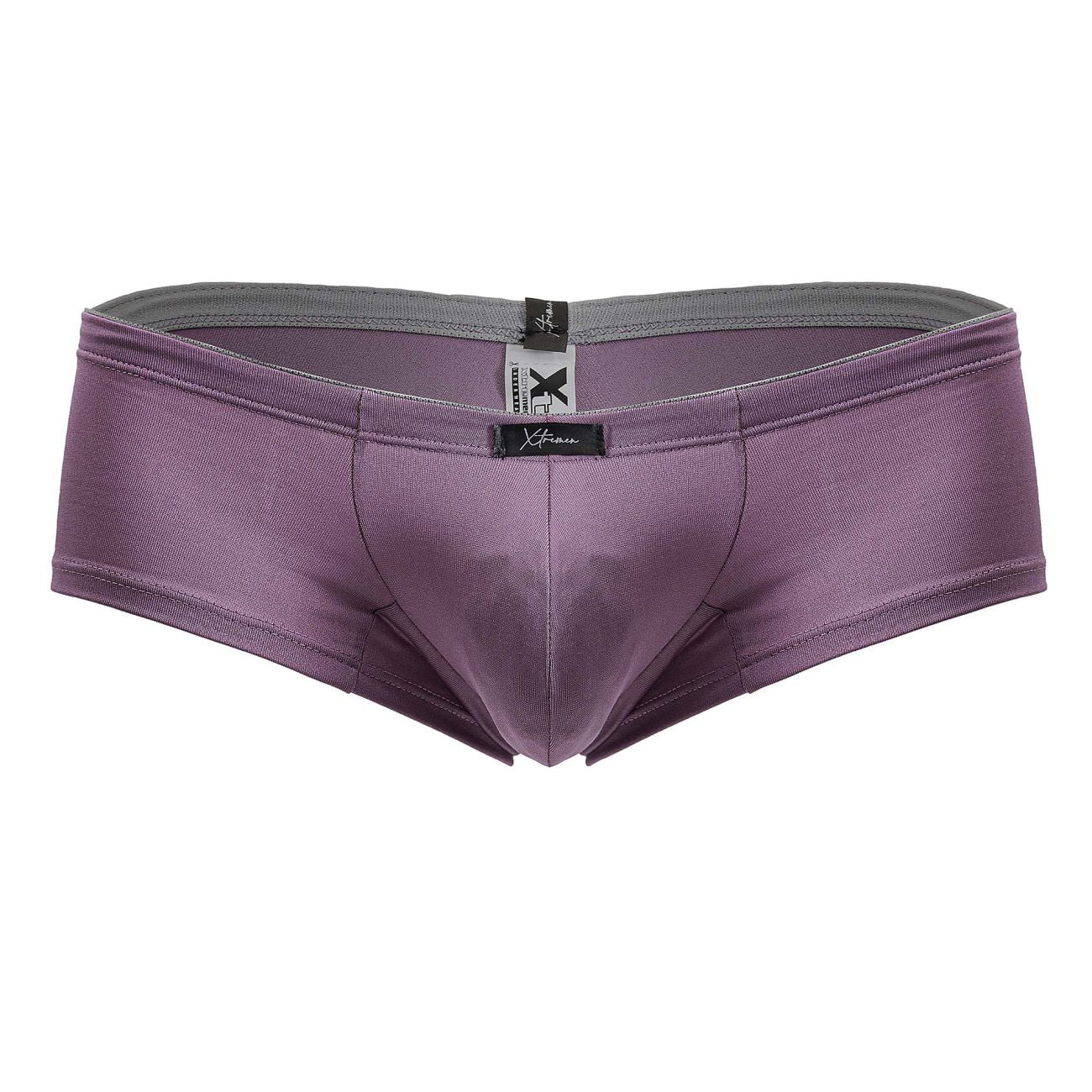 Xtremen Men's Underwear 91240 Microfiber Trunks Color Blackberry