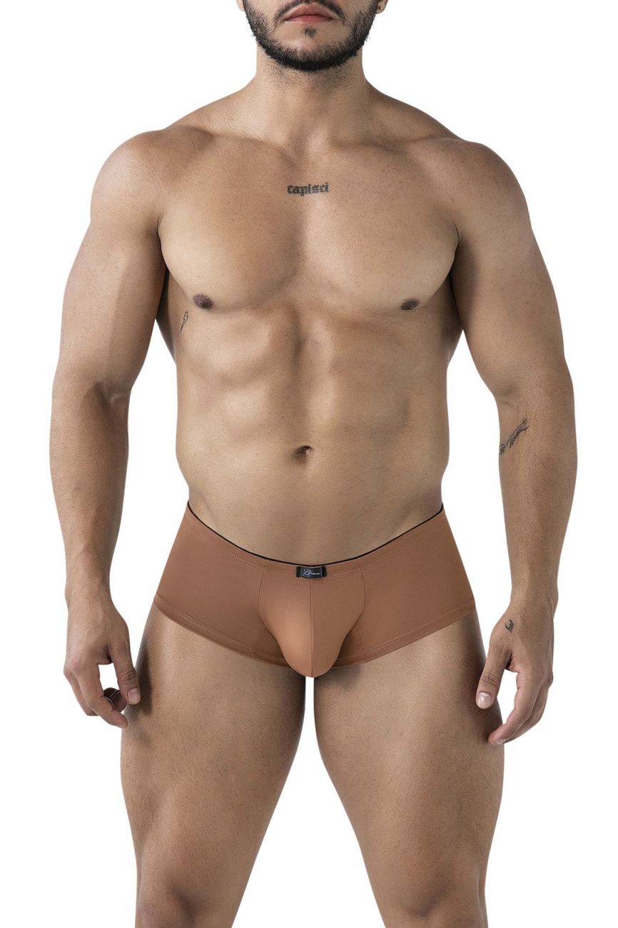 Xtremen Men's Underwear 91240 Microfiber Trunks Color Brown