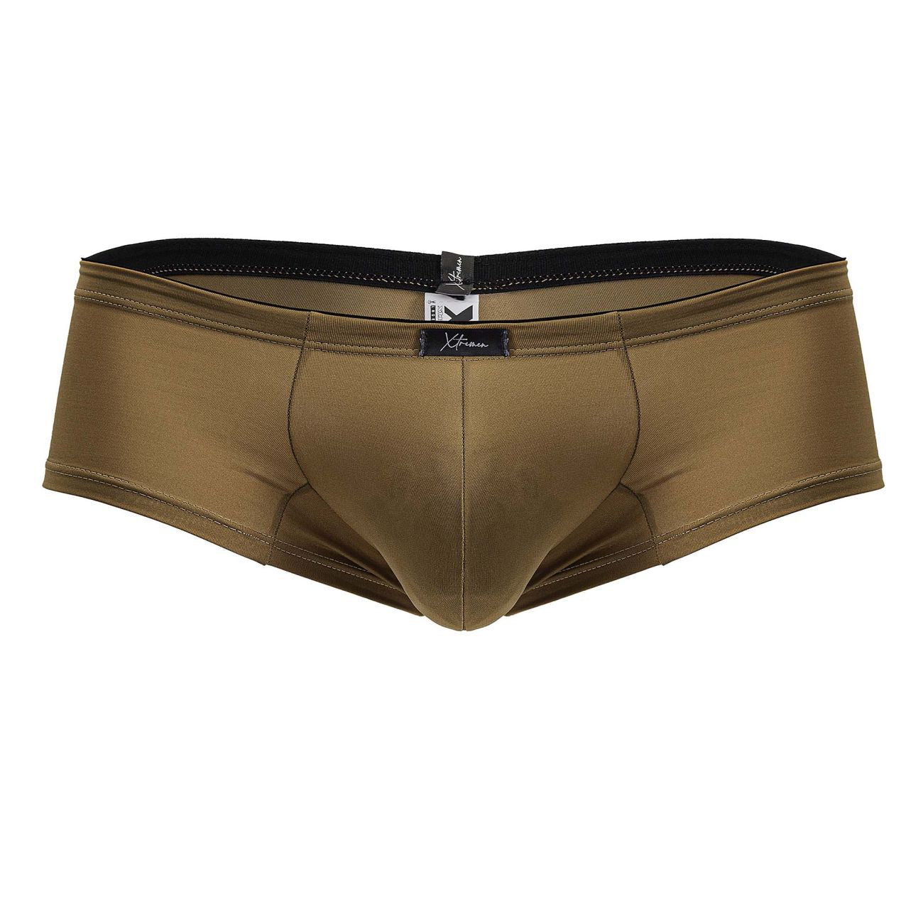 Xtremen Men's Underwear 91240 Microfiber Trunks Color Brown