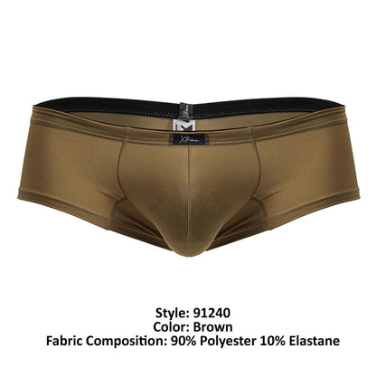 Xtremen Men's Underwear 91240 Microfiber Trunks Color Brown