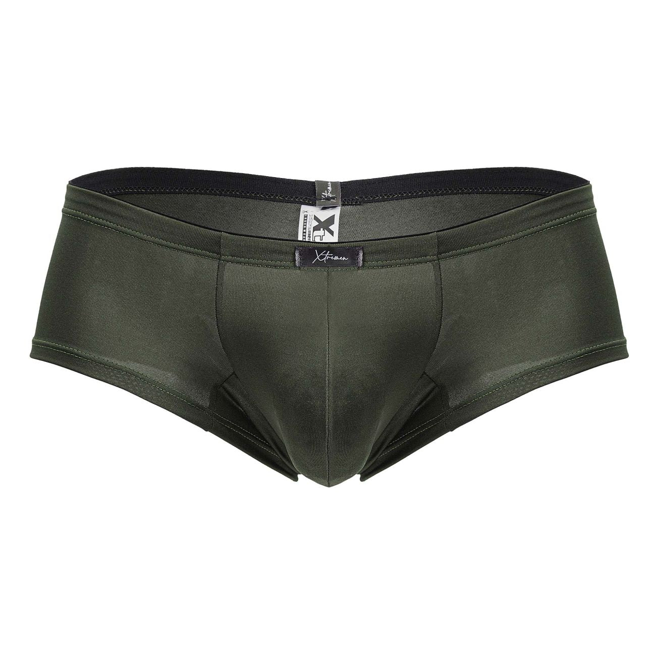Xtremen Men's Underwear 91240 Microfiber Trunks Color Green