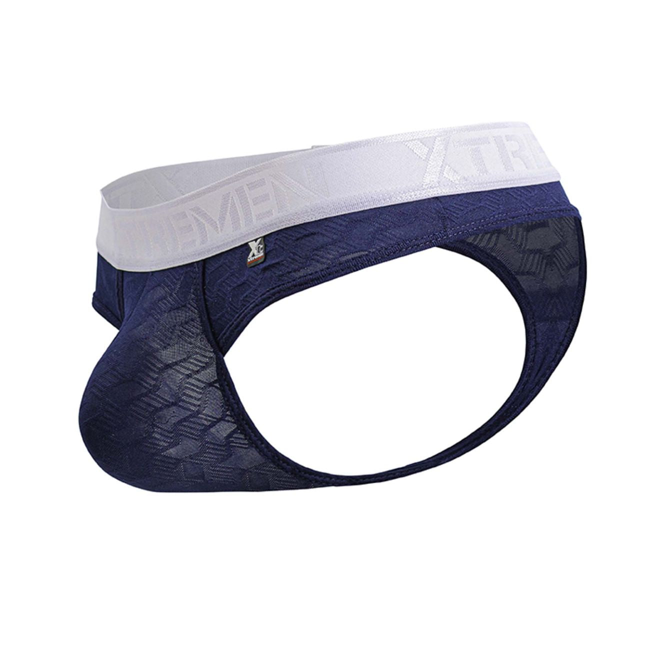Xtremen Men's Underwear 91241 Microfiber Thongs Color Dark Blue