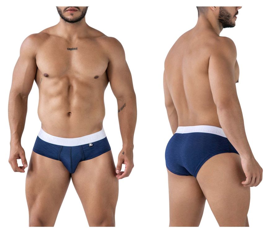 Xtremen Men's Underwear 91242 Microfiber Briefs Color Dark Blue