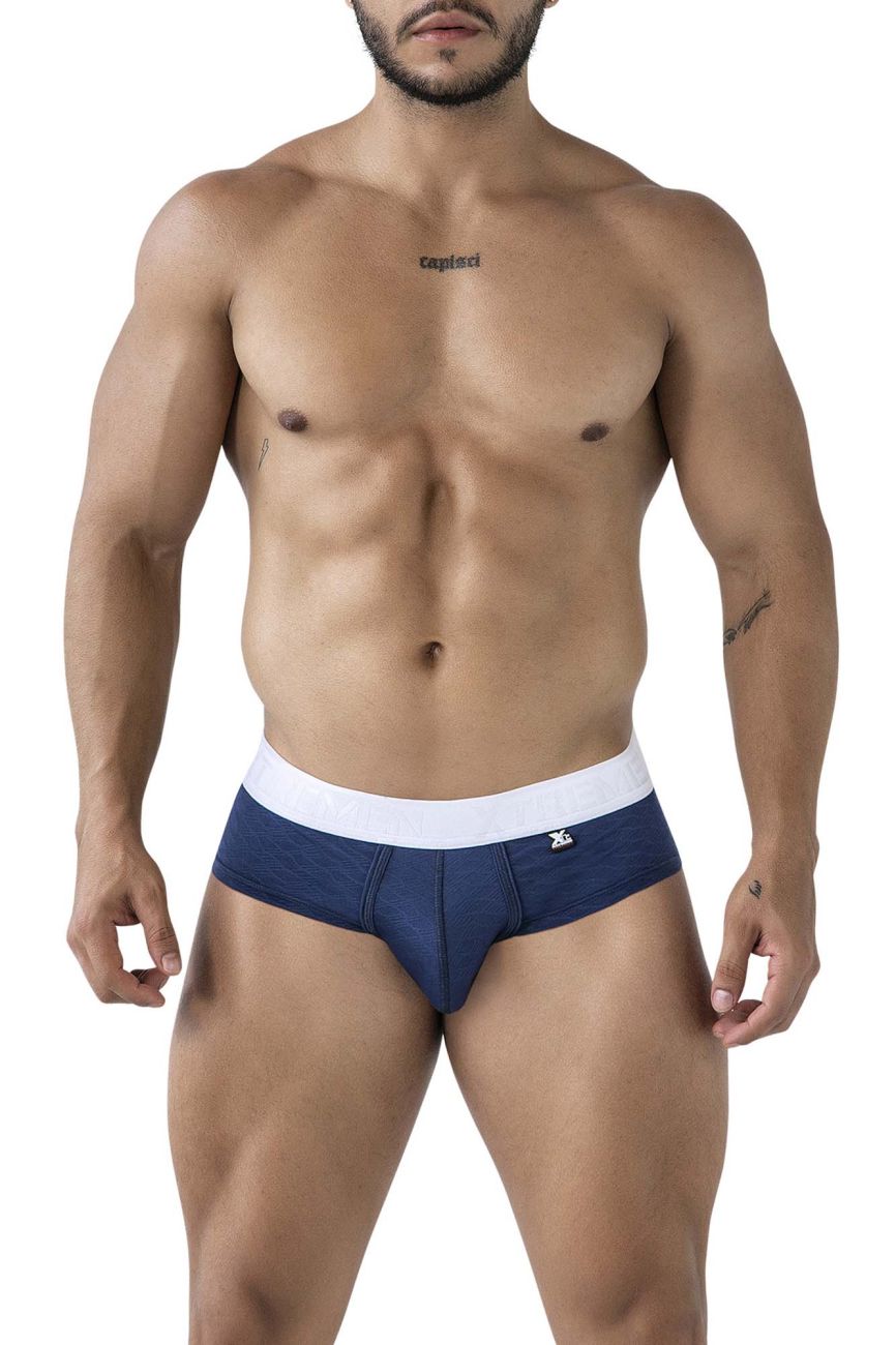Xtremen Men's Underwear 91242 Microfiber Briefs Color Dark Blue