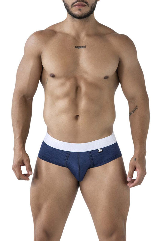 Xtremen Men's Underwear 91242 Microfiber Briefs Color Dark Blue