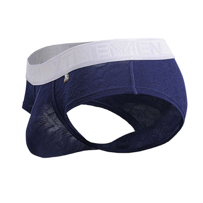 Xtremen Men's Underwear 91242 Microfiber Briefs Color Dark Blue