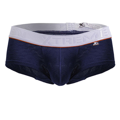 Xtremen Men's Underwear 91243 Microfiber Trunks Color Dark Blue