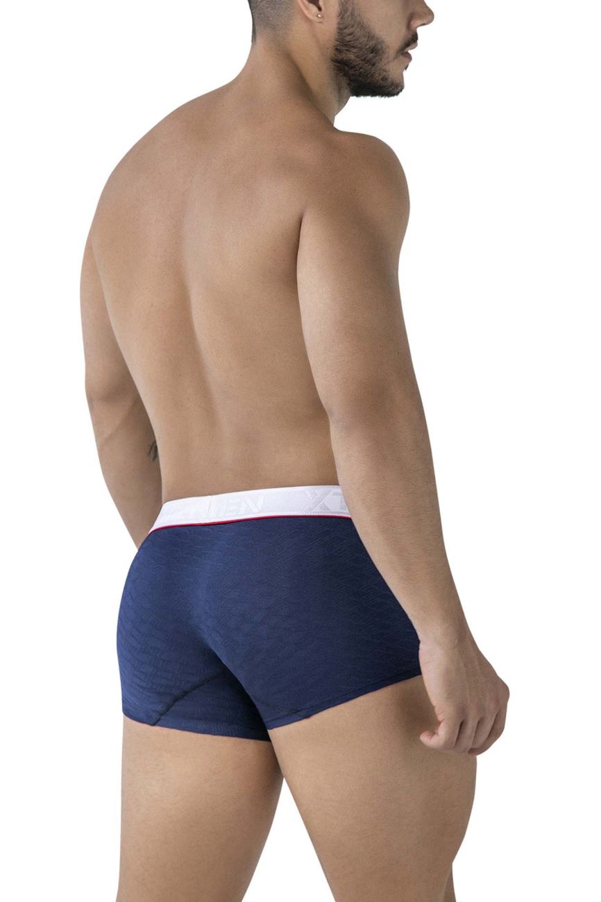 Xtremen Men's Underwear 91243 Microfiber Trunks Color Dark Blue