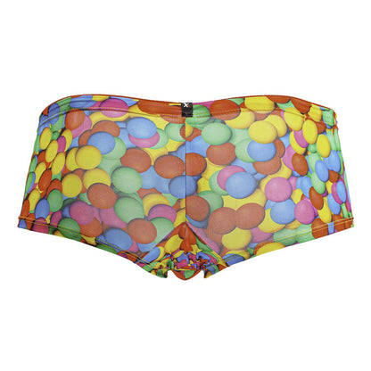 Xtremen Men's Underwear 91249 Printed Trunks Color Bubbles