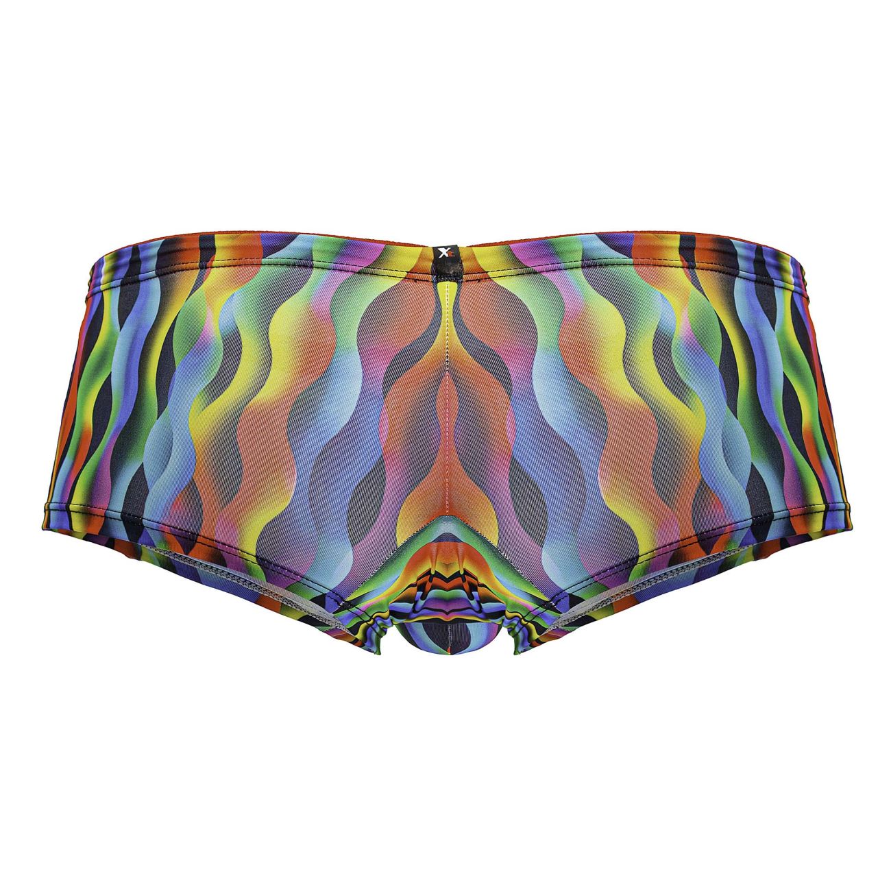 Xtremen Men's Underwear 91249 Printed Trunks Color Waves