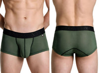 Microfiber Military Green Mesh Trunk - view 1