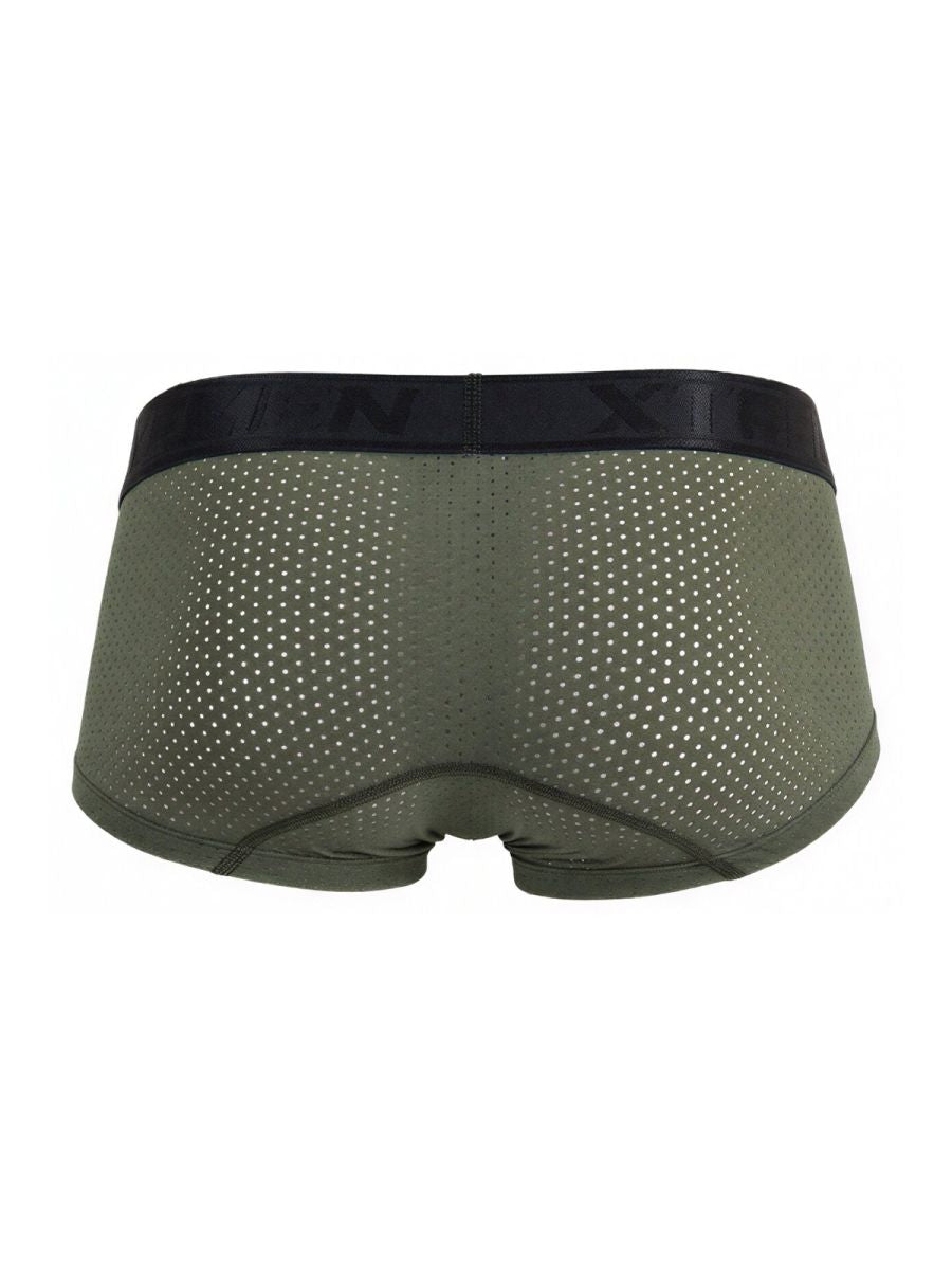 Xtremen 91252 Microfiber Mesh Trunks Color Military Green