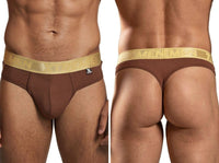 Microfiber Chocolate Thong Sleek and Supportive - view 1