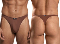 Sleek Microfiber Chocolate Thong - view 1