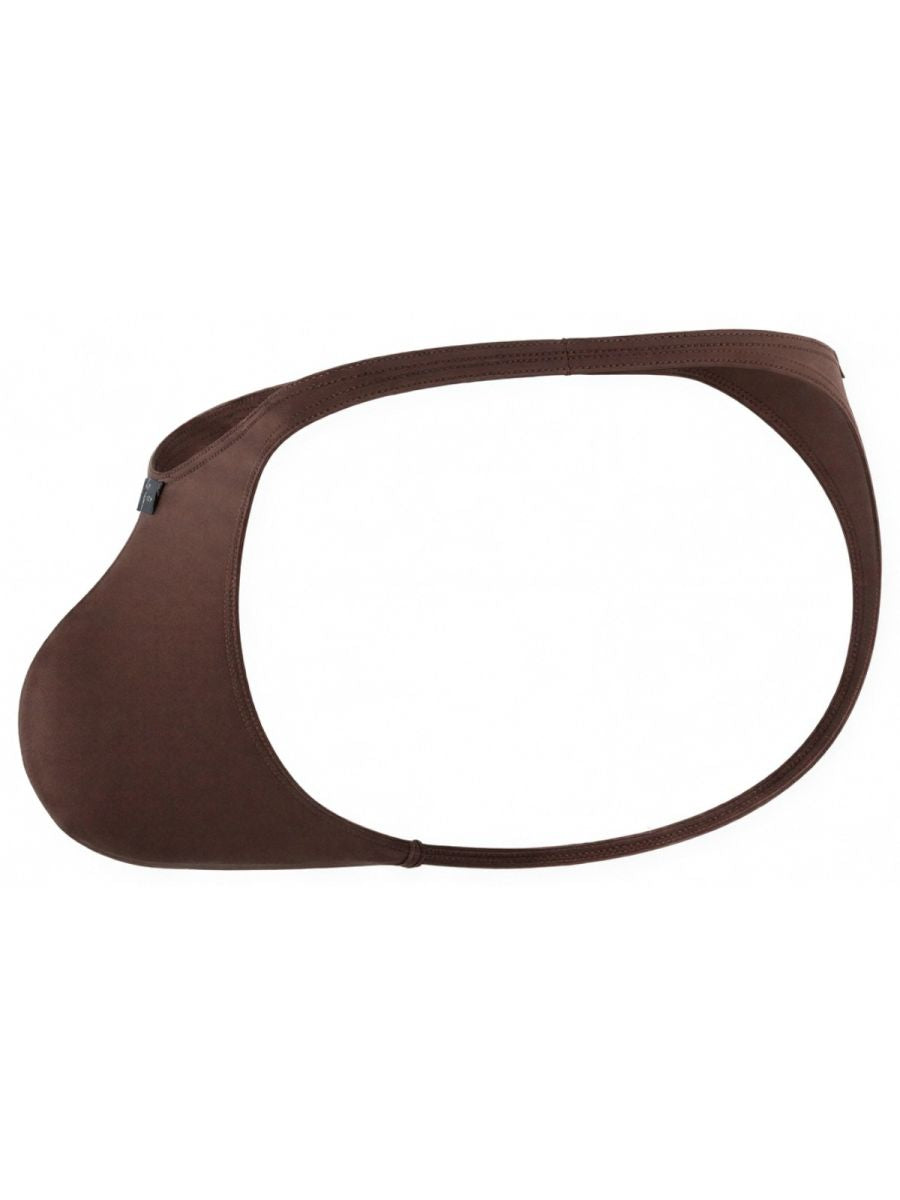 Xtremen Men's Underwear 91254 Sleek Microfiber Thongs Color Chocolate