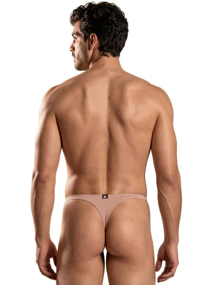 Xtremen Men's Underwear 91254 Sleek Microfiber Thongs Color Khaki