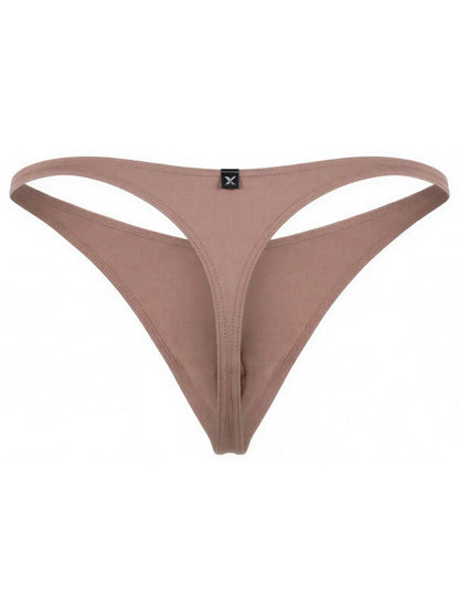 Xtremen Men's Underwear 91254 Sleek Microfiber Thongs Color Khaki