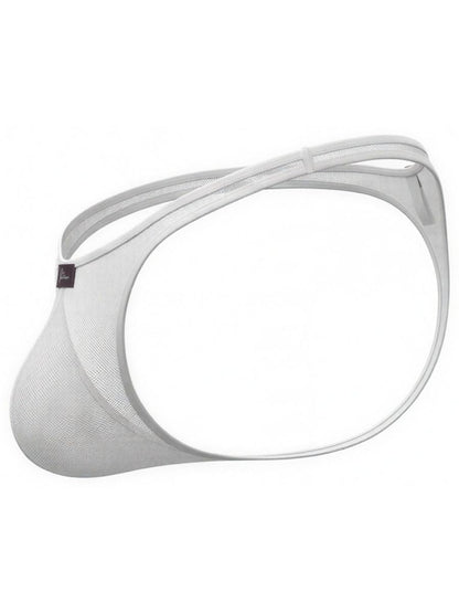 Xtremen Men's Underwear 91254 Sleek Microfiber Thongs Color White