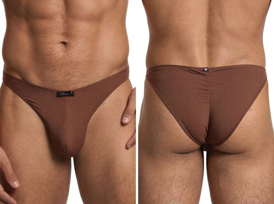 Xtremen 91255 Men's Underwear Sleek Microfiber Bikini Color Chocolate
