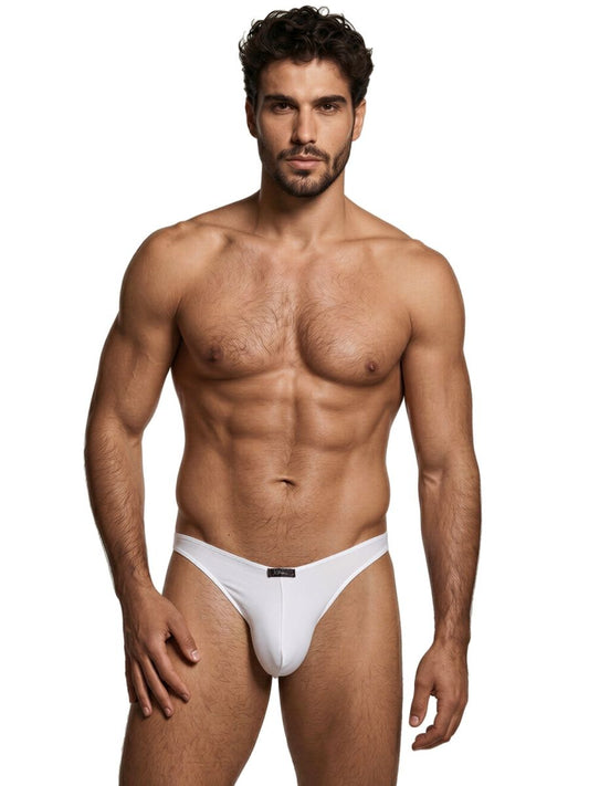 Xtremen 91255 Men's Underwear Sleek Microfiber Bikini Color White