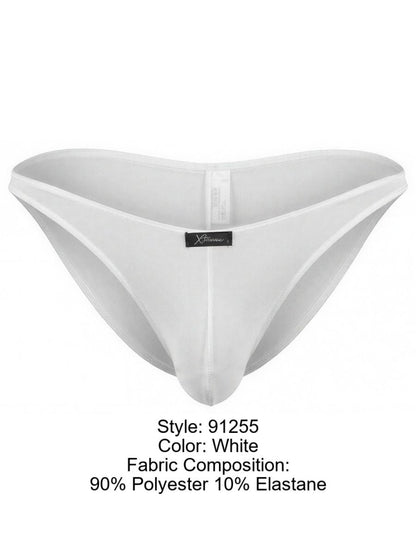 Xtremen 91255 Men's Underwear Sleek Microfiber Bikini Color White